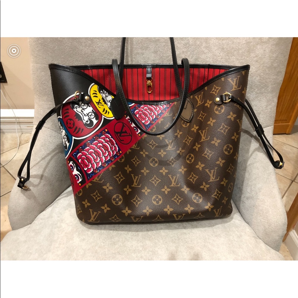 Louis Vuitton Neverfull Kabuki monogram bag